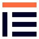 Stacked bar icon with orange top block representing advanced citation building and local SEO listings